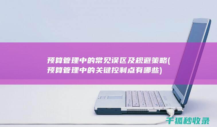预算管理中的常见误区及规避策略 (预算管理中的关键控制点有哪些)